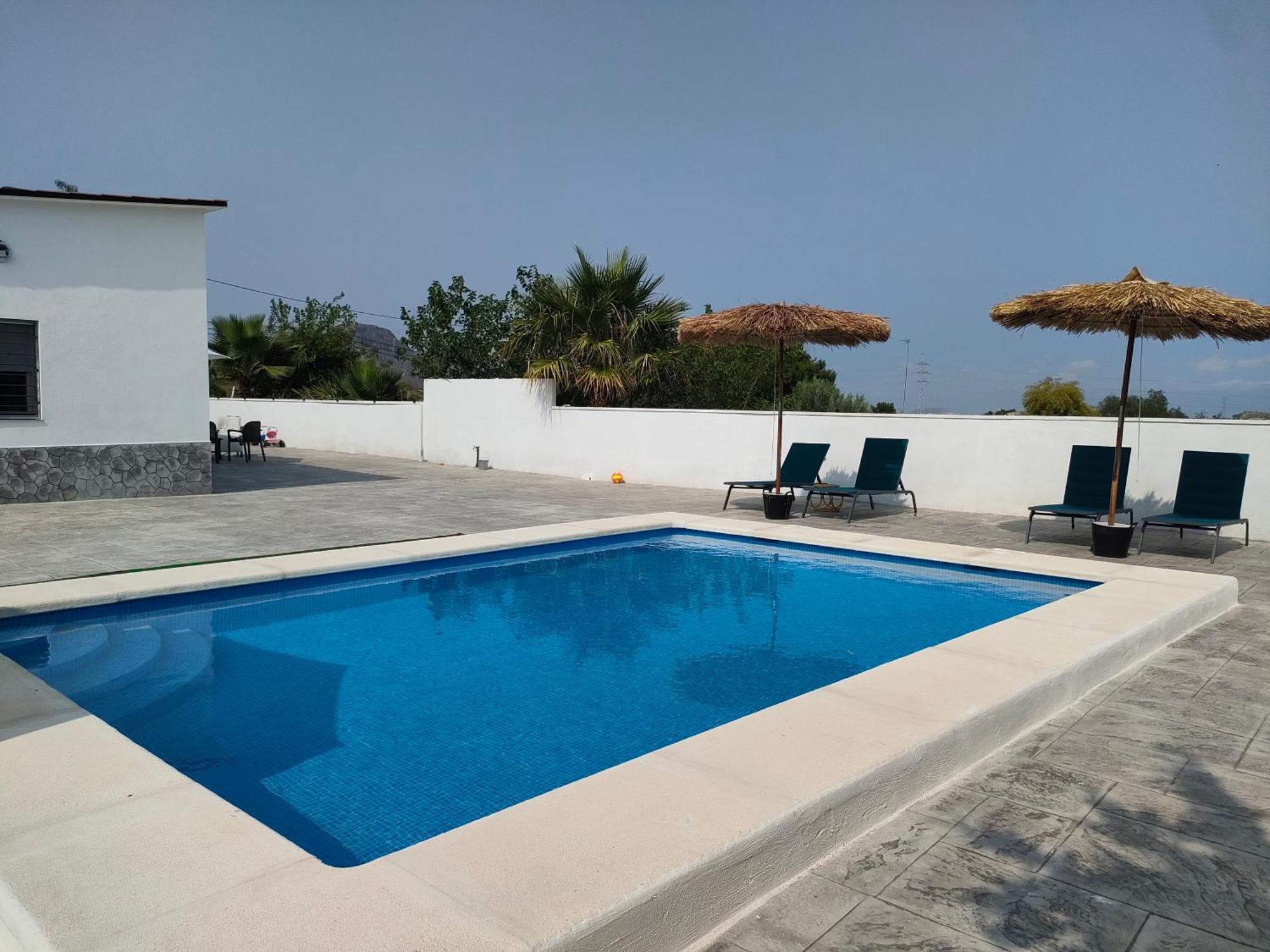 Casa Rural Con Piscina Climatizada Y Barbacoa A 10 Km De Alicante Y Playas, 3000 M2 De Terreno เอลเช ภายนอก รูปภาพ